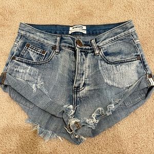 One Teaspoon Bandits Denim Short